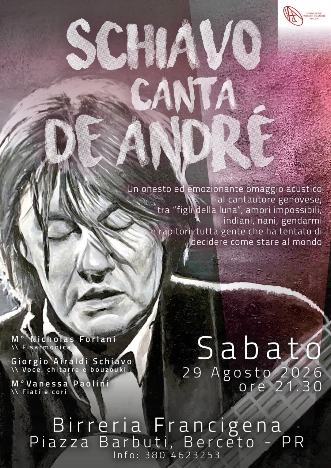 Concerto - Schiavo canta De André