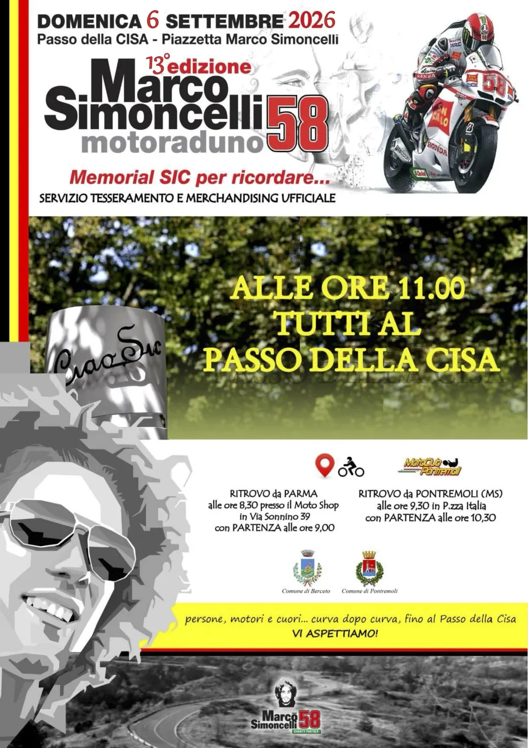 Motoraduno – Marco Simoncelli 58: Memorial SIC