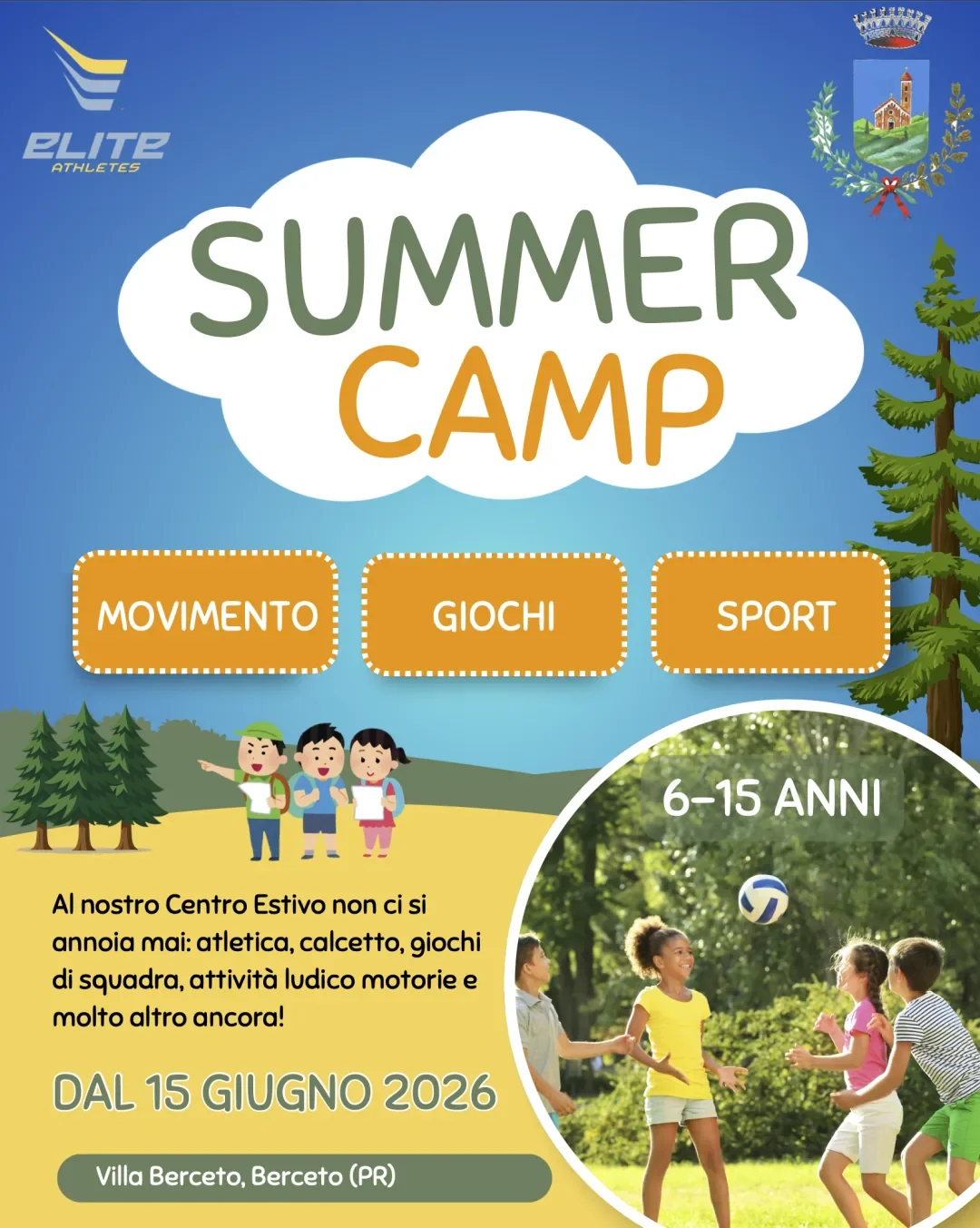 Locandina Elite Summer Camp 2026 Berceto