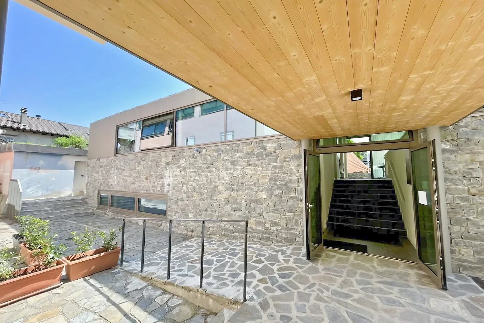 Casa Francigena Berceto Hub Culturale: corridoio esterno