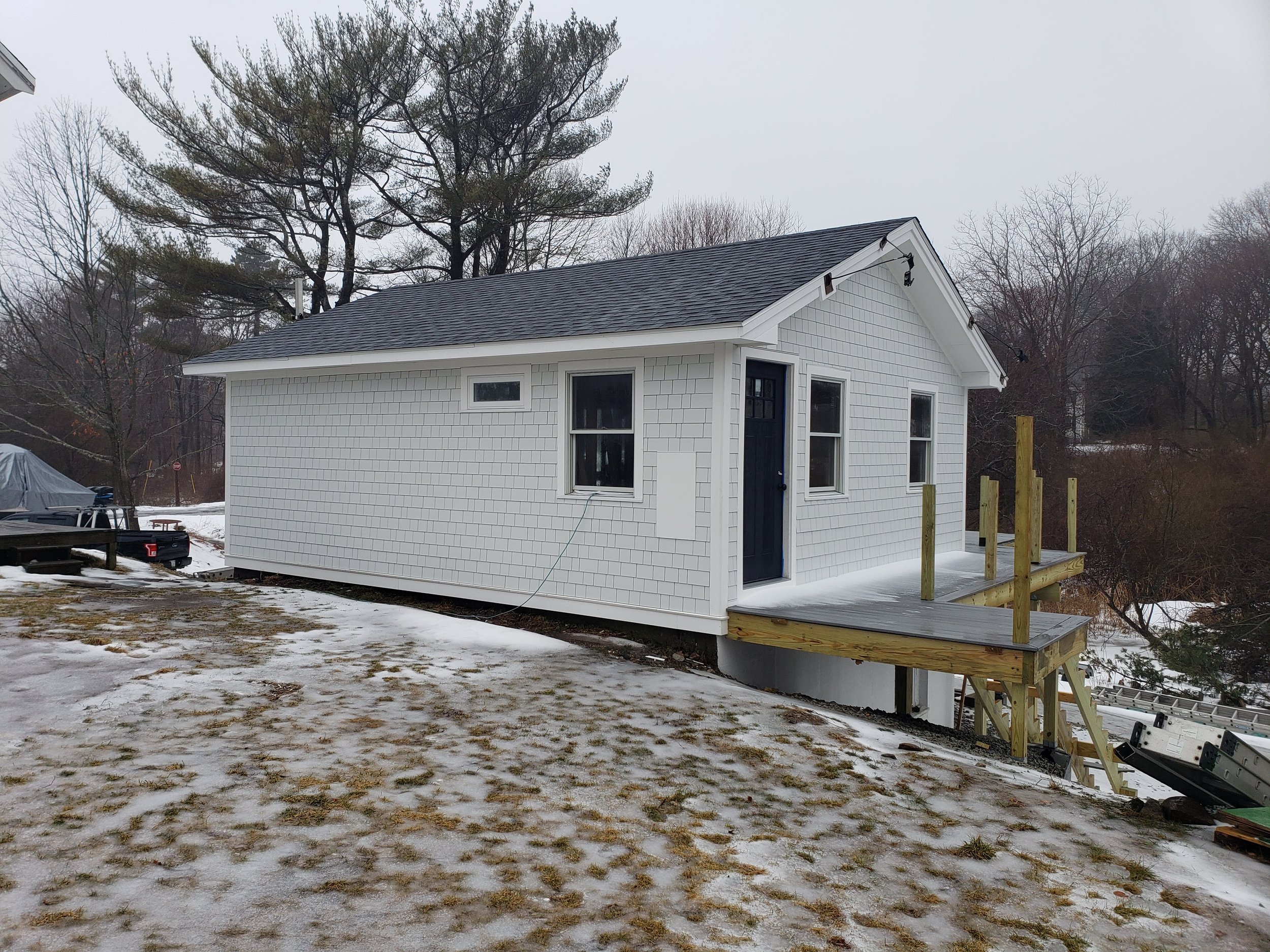 Mid-renovation framing