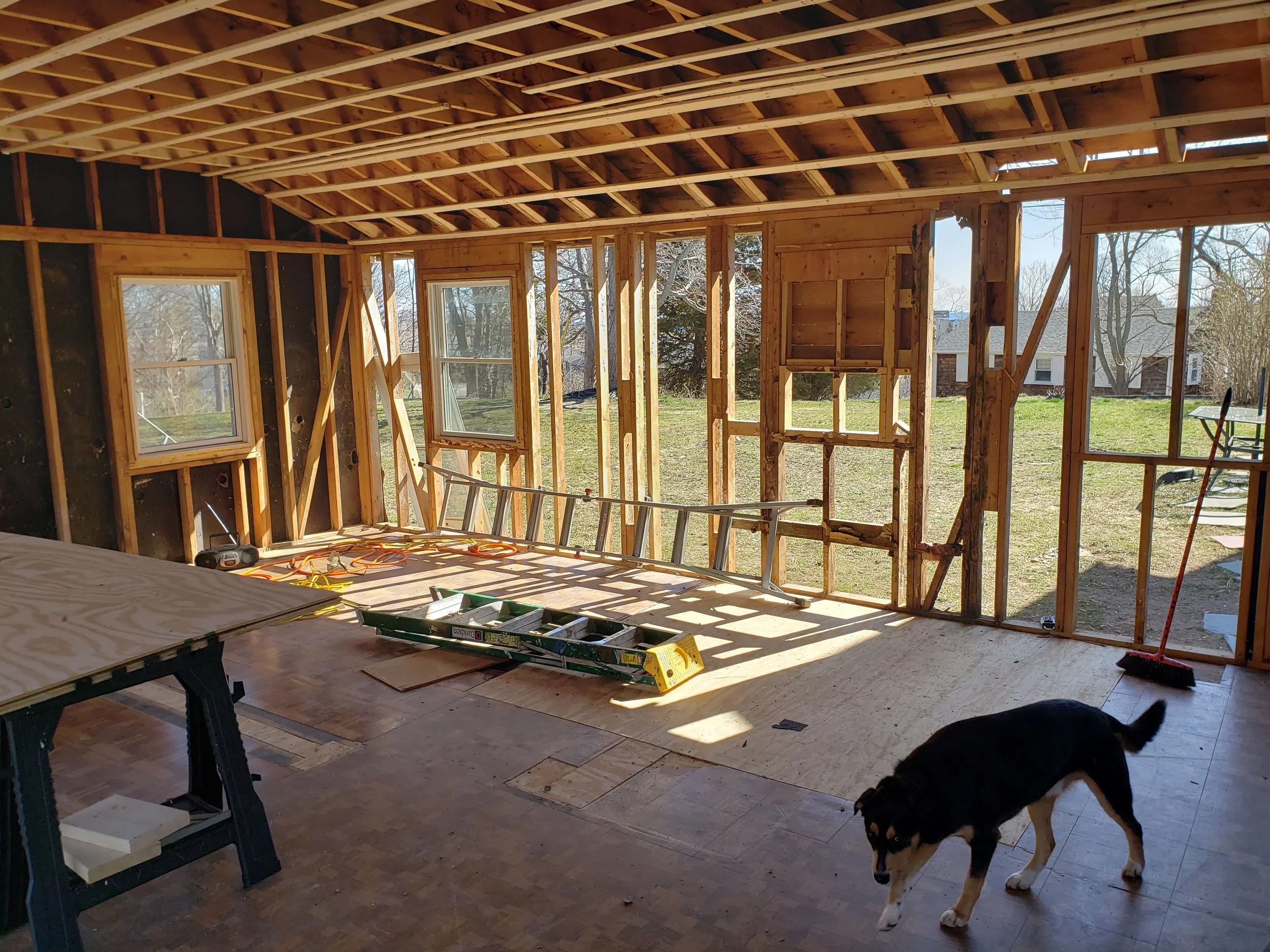 Original shed interior