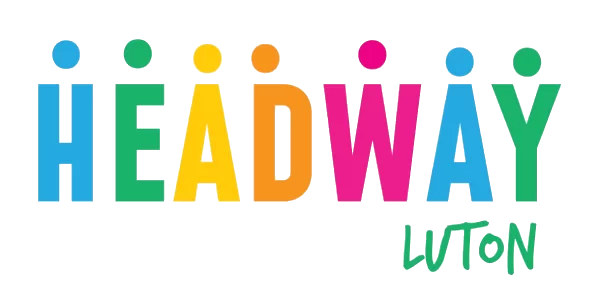 Colorful text spelling 'Headway London' with each letter in a different bright color and playful font.