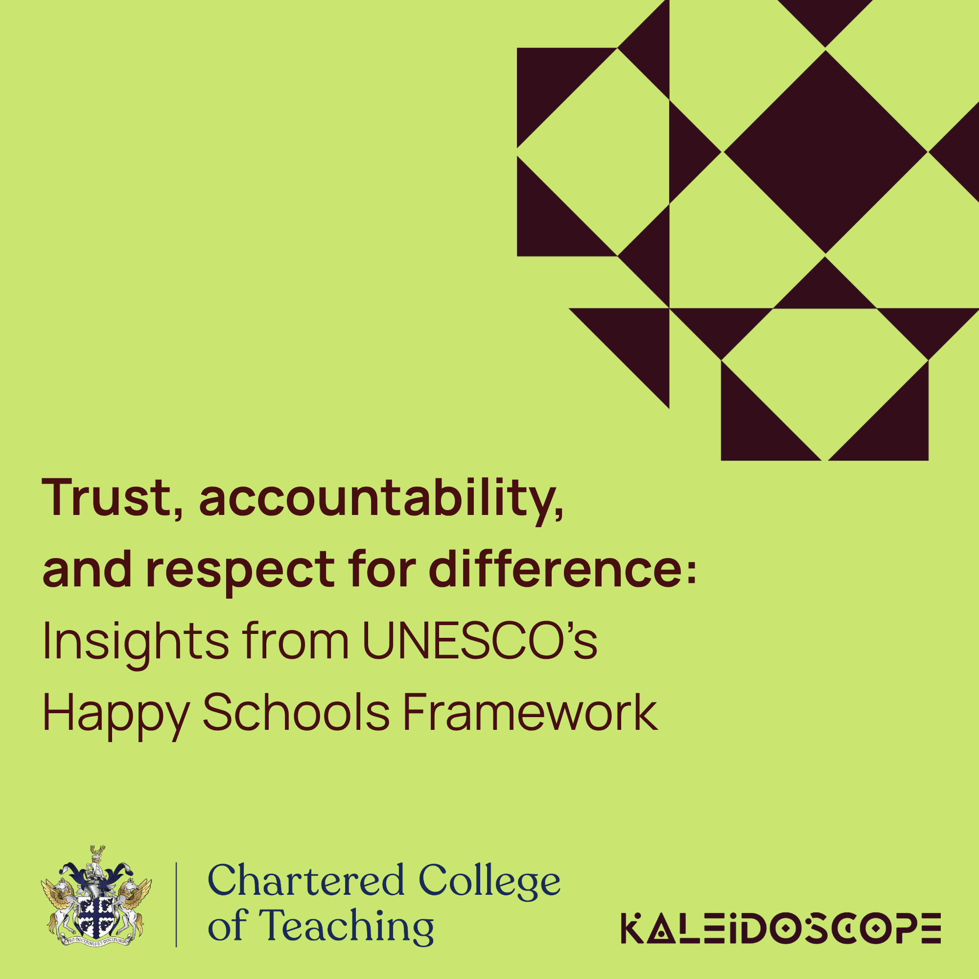 Trust, accountability, and respect for difference: Insights from UNESCO’s Happy Schools Framework