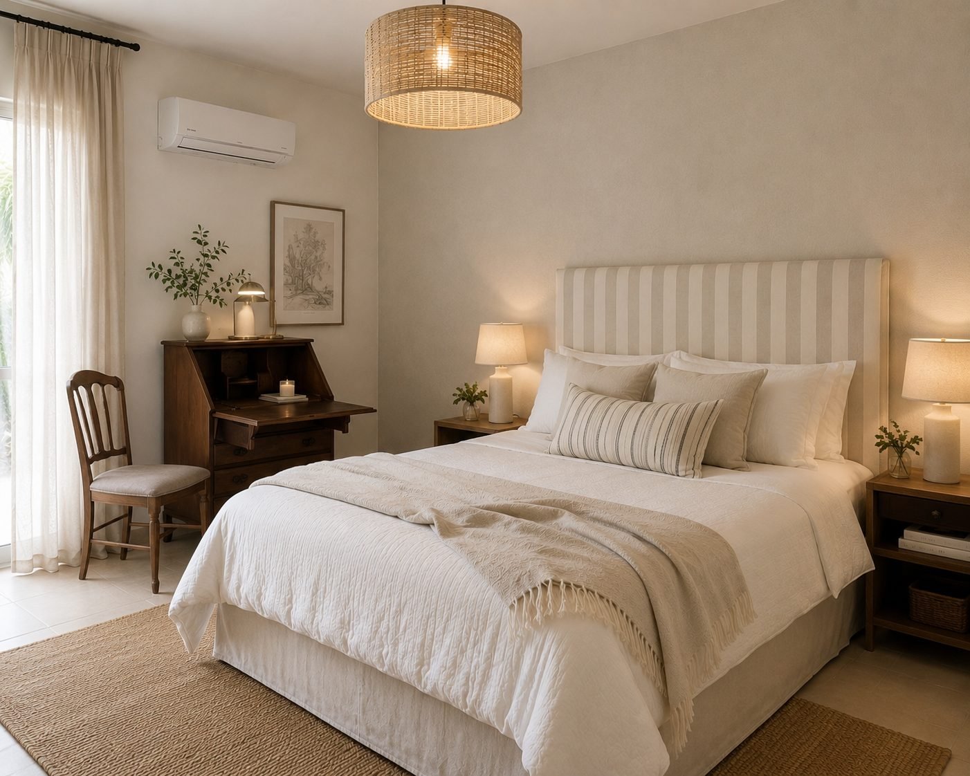 Furnished home with private pool and garden in Pilar, Buenos Aires. Extended stay residence for families and relocation assignments. Pilar del Este