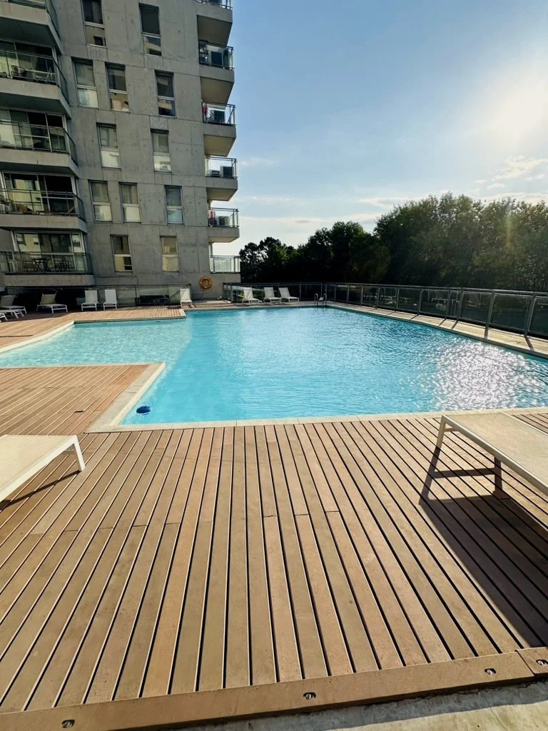 2 piscinas disponibles en Venice Tigre. Alquiler temporal Departamento Venice con vista al río en Tigre.