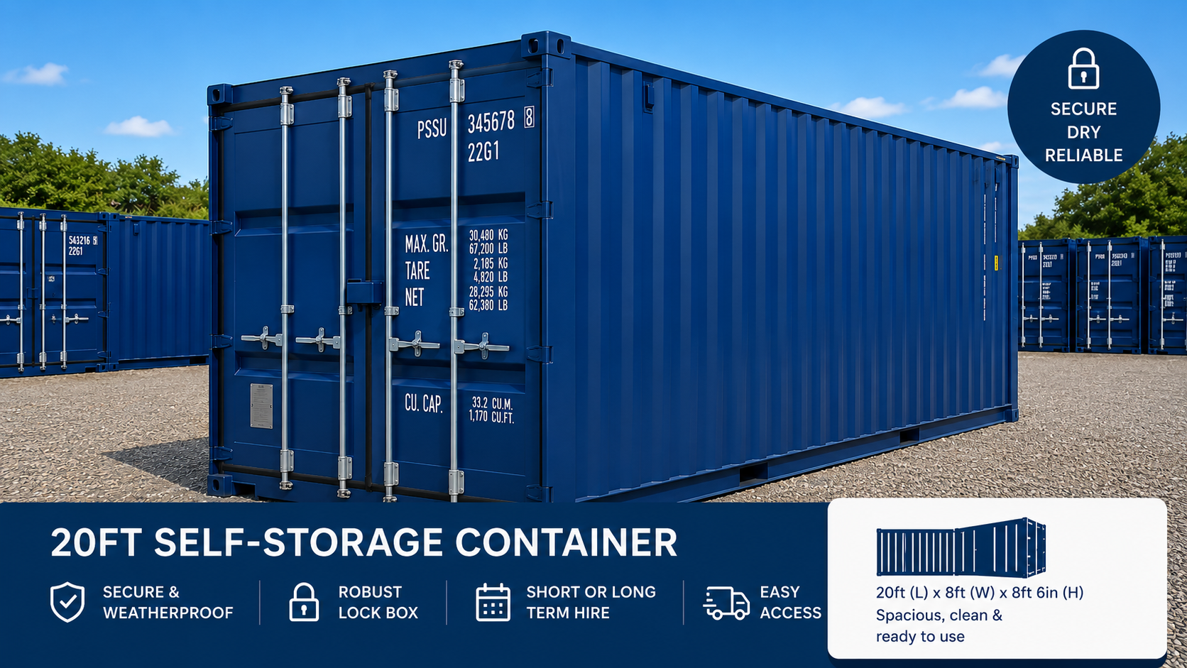 20ft Container Storage
