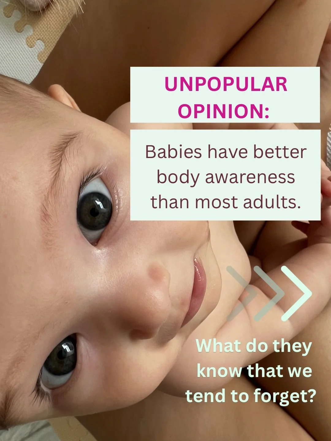 𝘽𝙖𝙗𝙞𝙚𝙨 𝙖𝙧𝙚𝙣&rsquo;𝙩 𝙨𝙤 𝙙𝙞𝙛𝙛𝙚𝙧𝙚𝙣𝙩 𝙛𝙧𝙤𝙢 𝙪𝙨.

Like all mammals, we&rsquo;re born with the ability to communicate our body&rsquo;s needs &mdash; just without (or with fewer) words.

👀 It starts with noticing. 20&ndash;30 minu