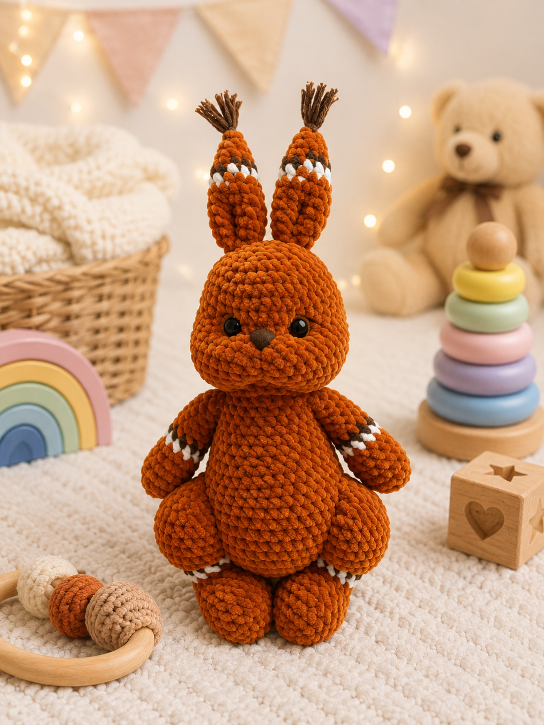 Crochet Woodland Squirrel