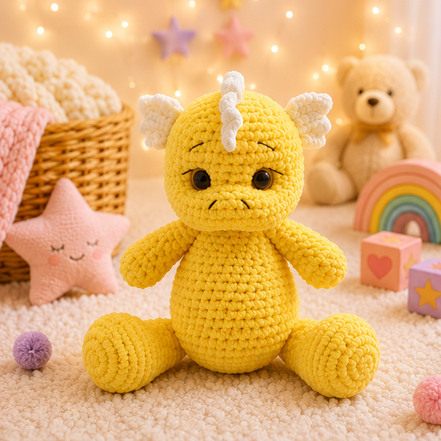 Crochet Sunny Baby Dragon