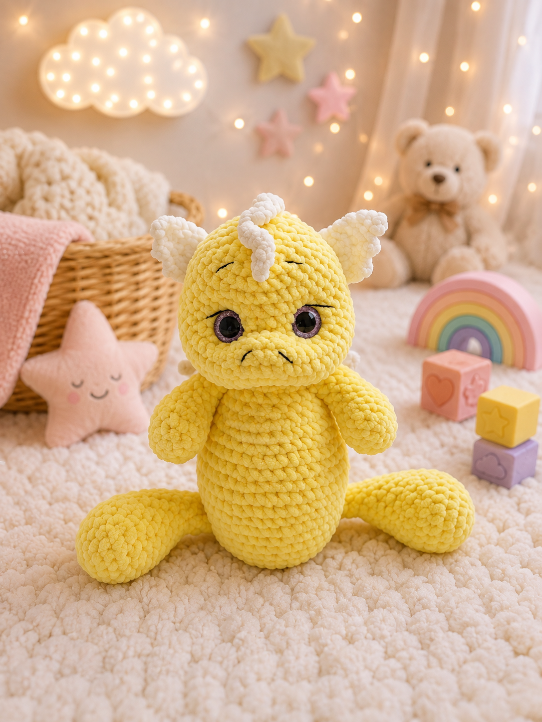 Crochet Sunshine Dragon