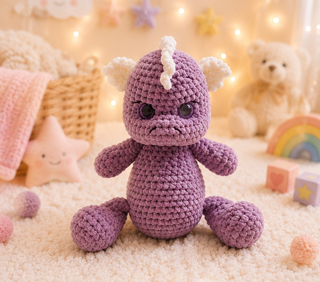 Crochet Berry Dragon