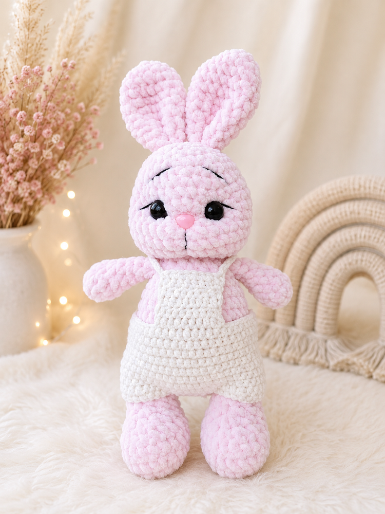 Crochet Blush Bunny