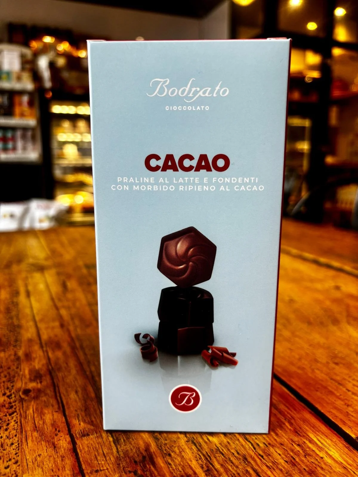Bodrato Milk & Dark Chocolate Pralines With Cocoa Filling