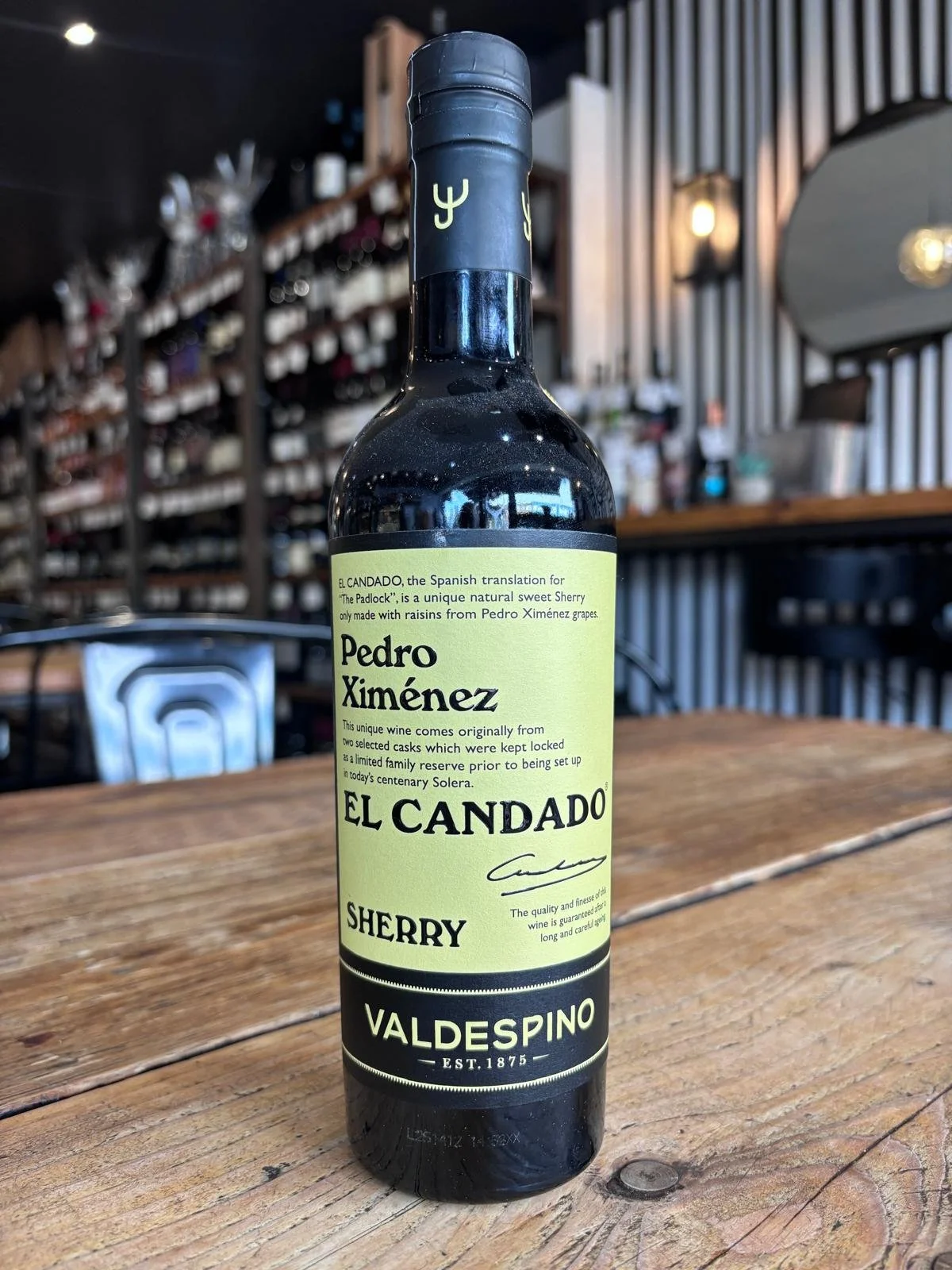 Valdespino Pedro Ximenez El Candado