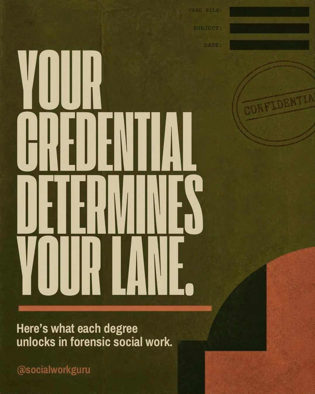 Your credentials can go along ways within forensic social work or forensic mental health. #fyp #socialwork #forensicsocialwork #socialworkersofinstagram #socialworkcareers