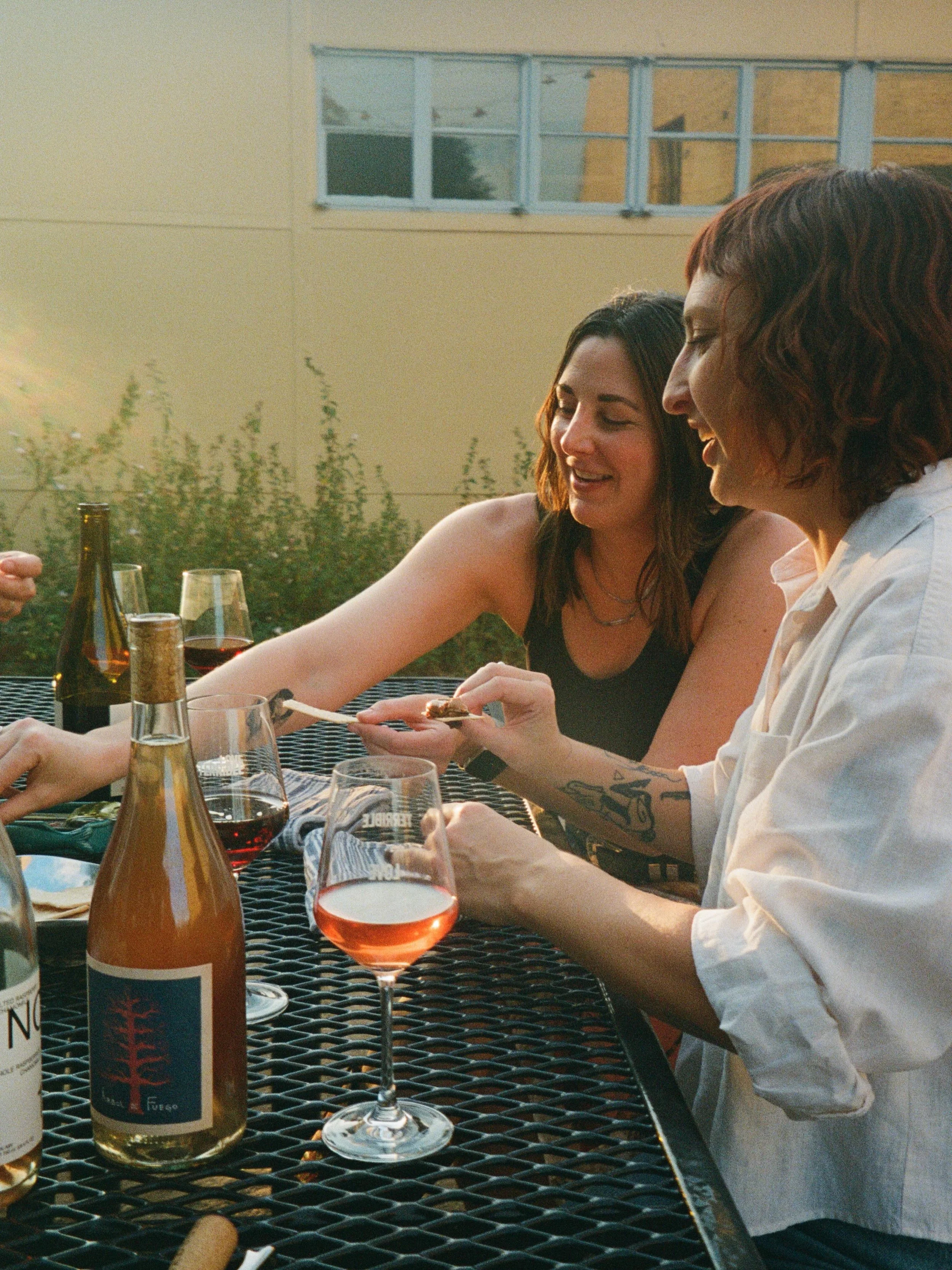 Grab a bottle and enjoy the garden