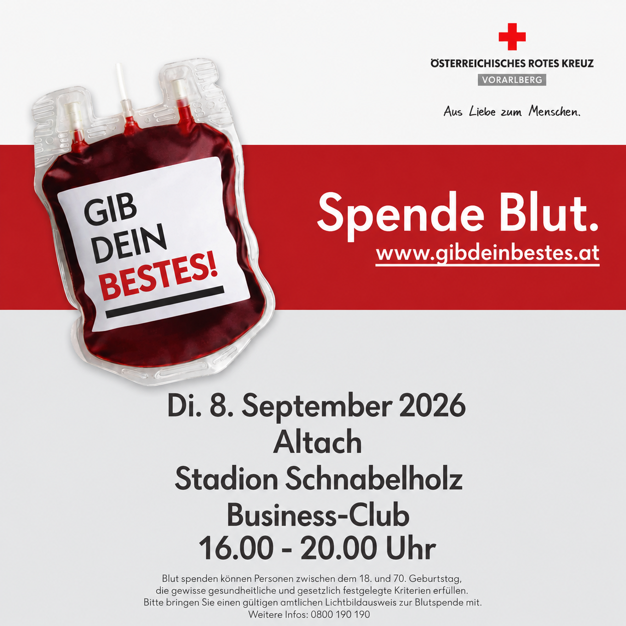 Blutspendeaktion