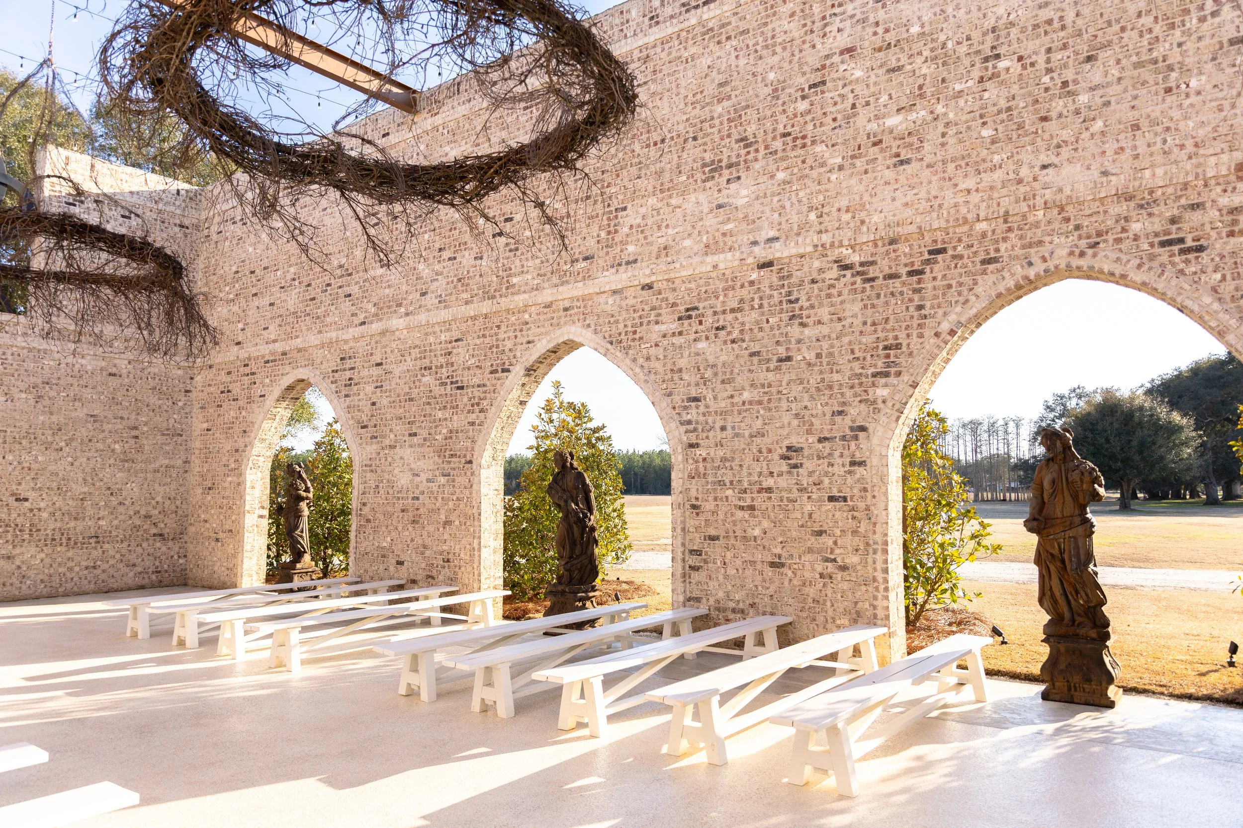 Outdoor wedding venue