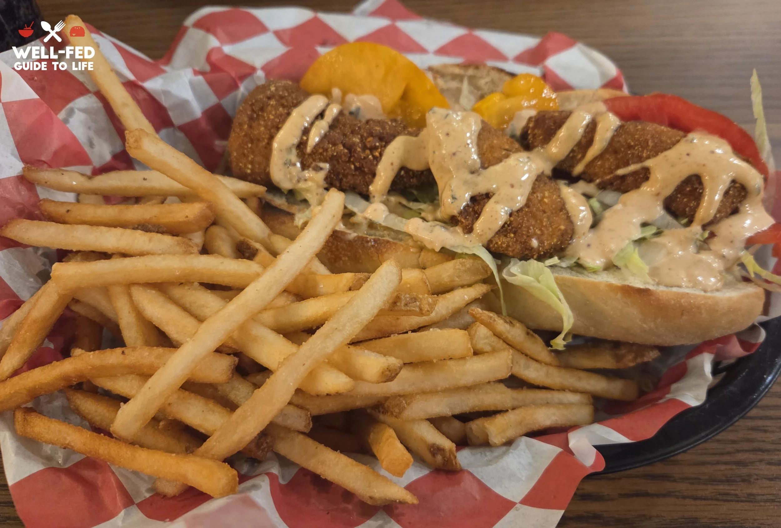 Evan's Walleye Po' Boy