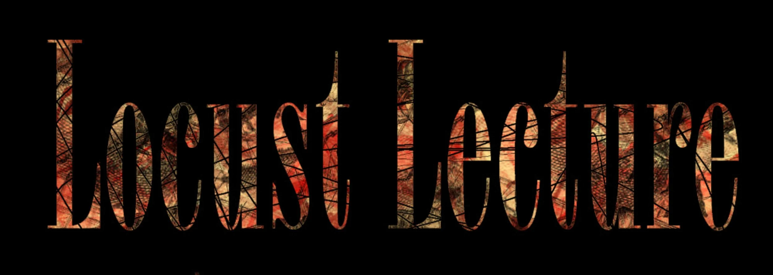 Locust Lecture title banner