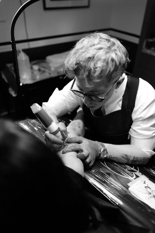 Inside the Across the Pond Tattoo studio