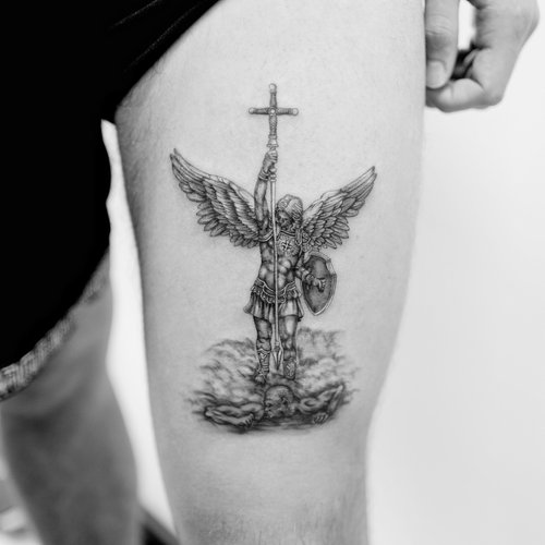 Tattoo work by Ross Clark
