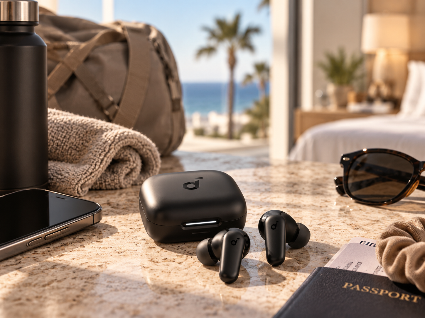 SOUNDCORE P30i NOISE-CANCELLING EARBUDS: 
Compact everyday earbuds for training, flights, and staying focused wherever your routine takes you.