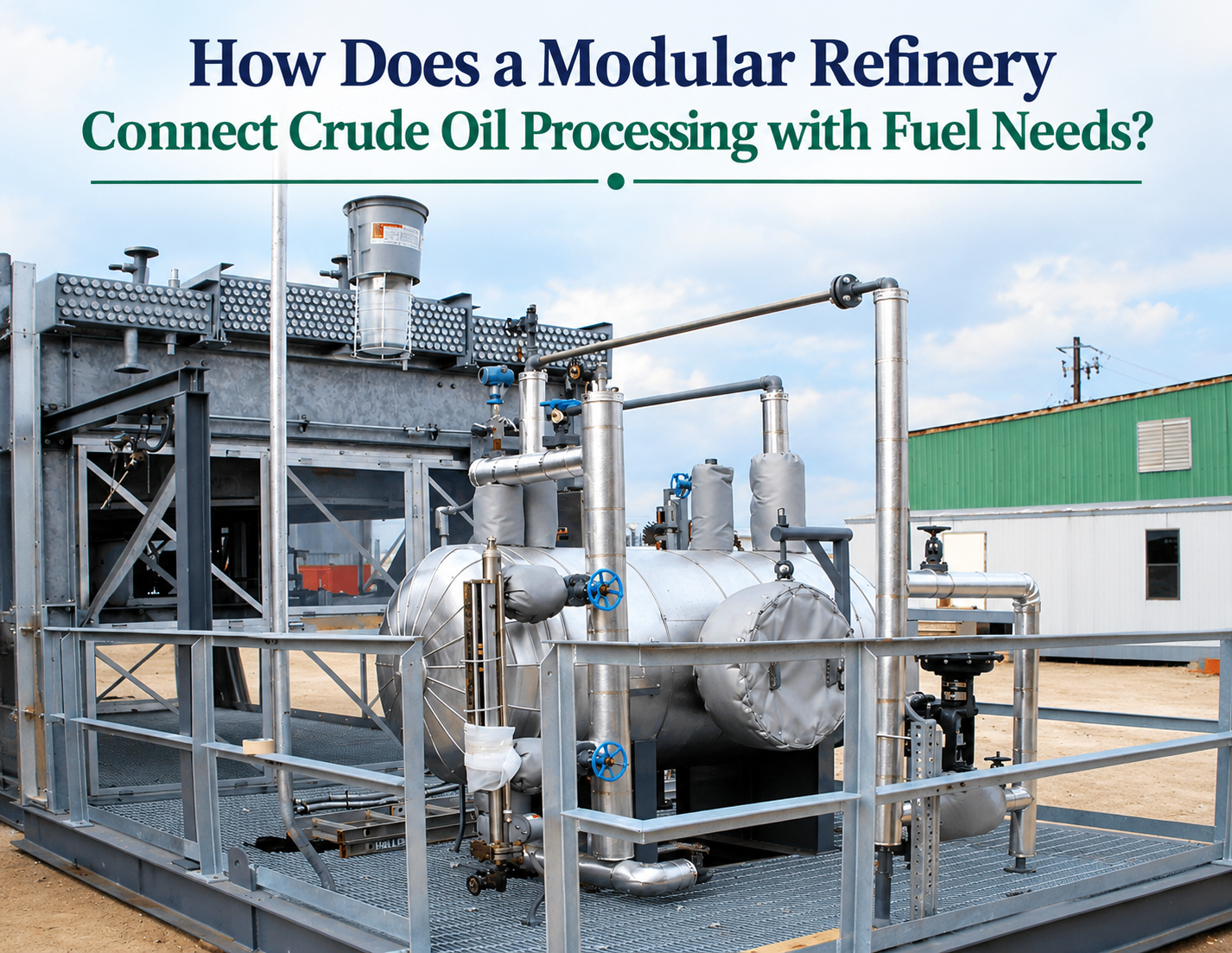 1200 bpd system Crude Oil Refinery Manufacturer