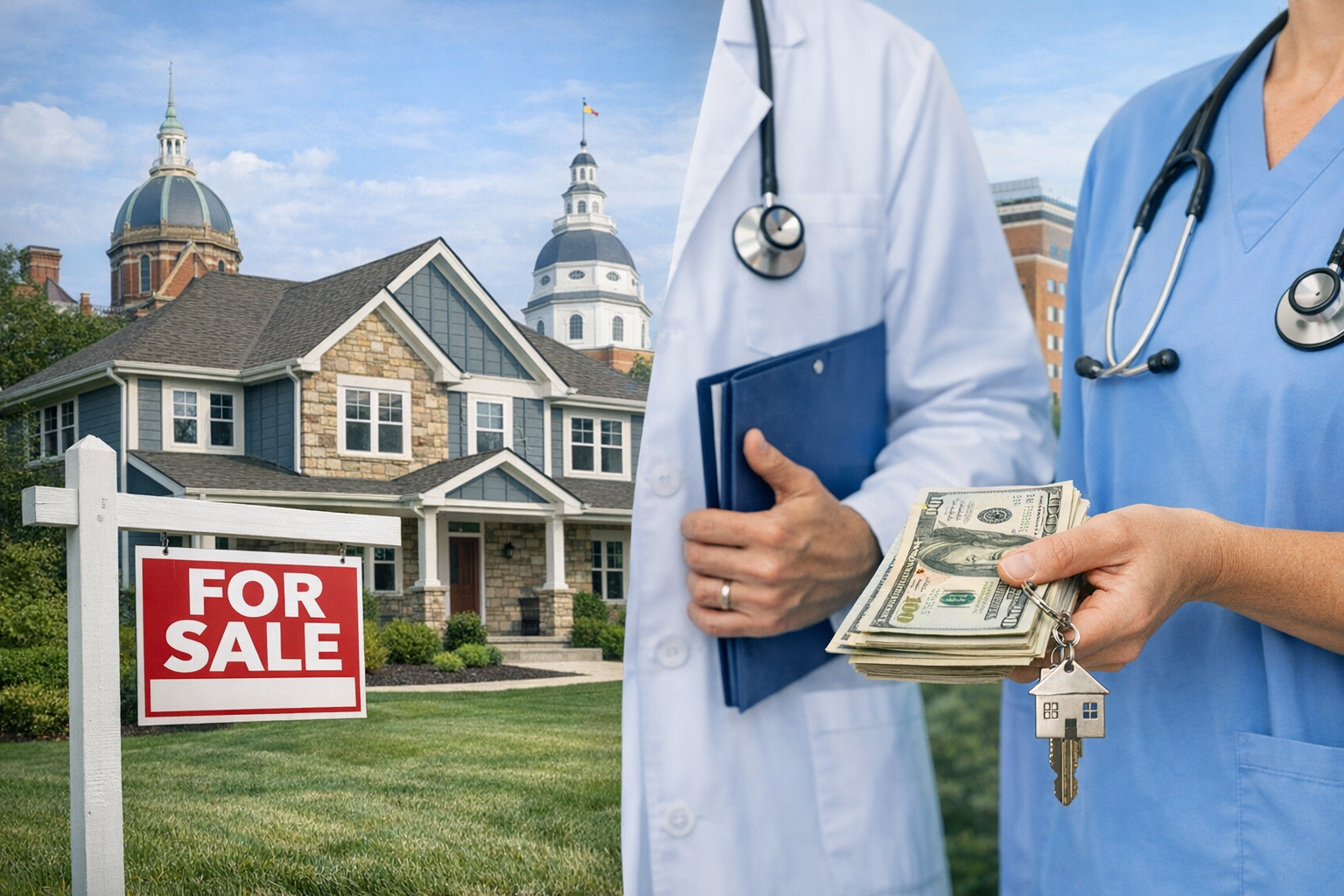 Best Maryland Physician Mortgage vs. Maryland Mortgage Program: How Johns Hopkins, UMMC, and NIH Doctors Should Choose a First-Home Loan