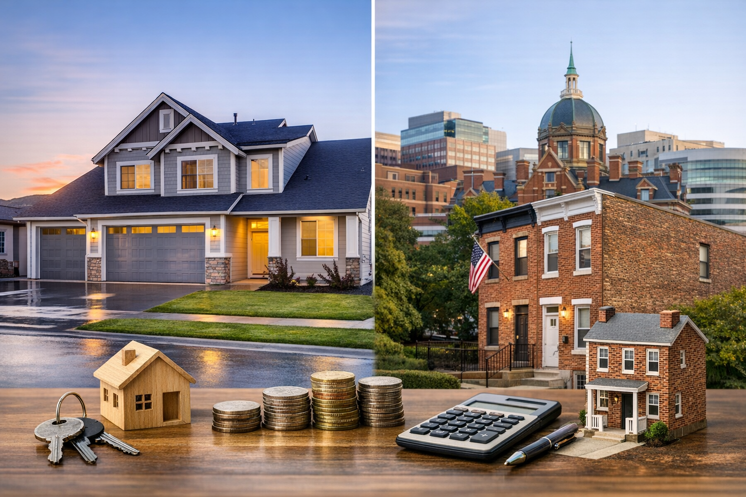 How Maryland Attending Physicians Should Choose Between a Larger Primary Home vs. a Smaller Home Plus a First Rental Property Near Hopkins, UMMC, or NIH