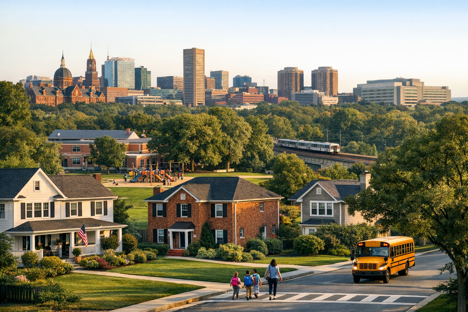 Best Maryland Neighborhoods for Attending Physicians Choosing Between Top-Rated Schools and a Short Commute to Hopkins, UMMC, and NIH