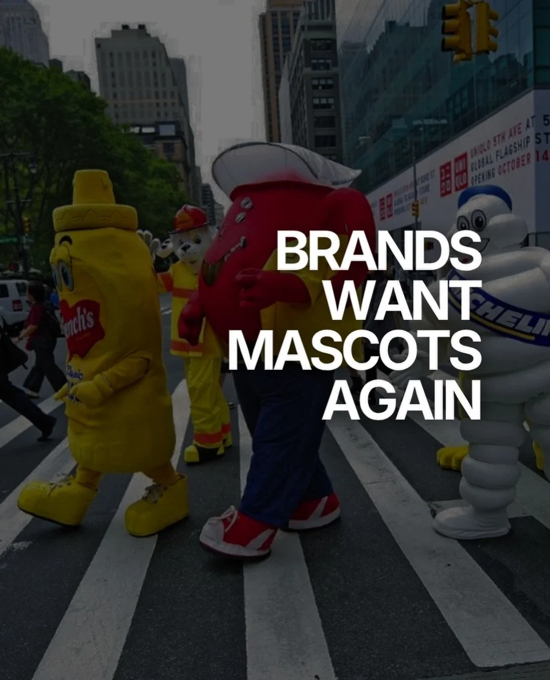 mascots are back. the old marketing tool gives brands a recognizable face, a personality, and a way to stand out in the constant stream of content their audiences are fed every day. 

who is your favorite company mascot of all time???

#brandmascot #