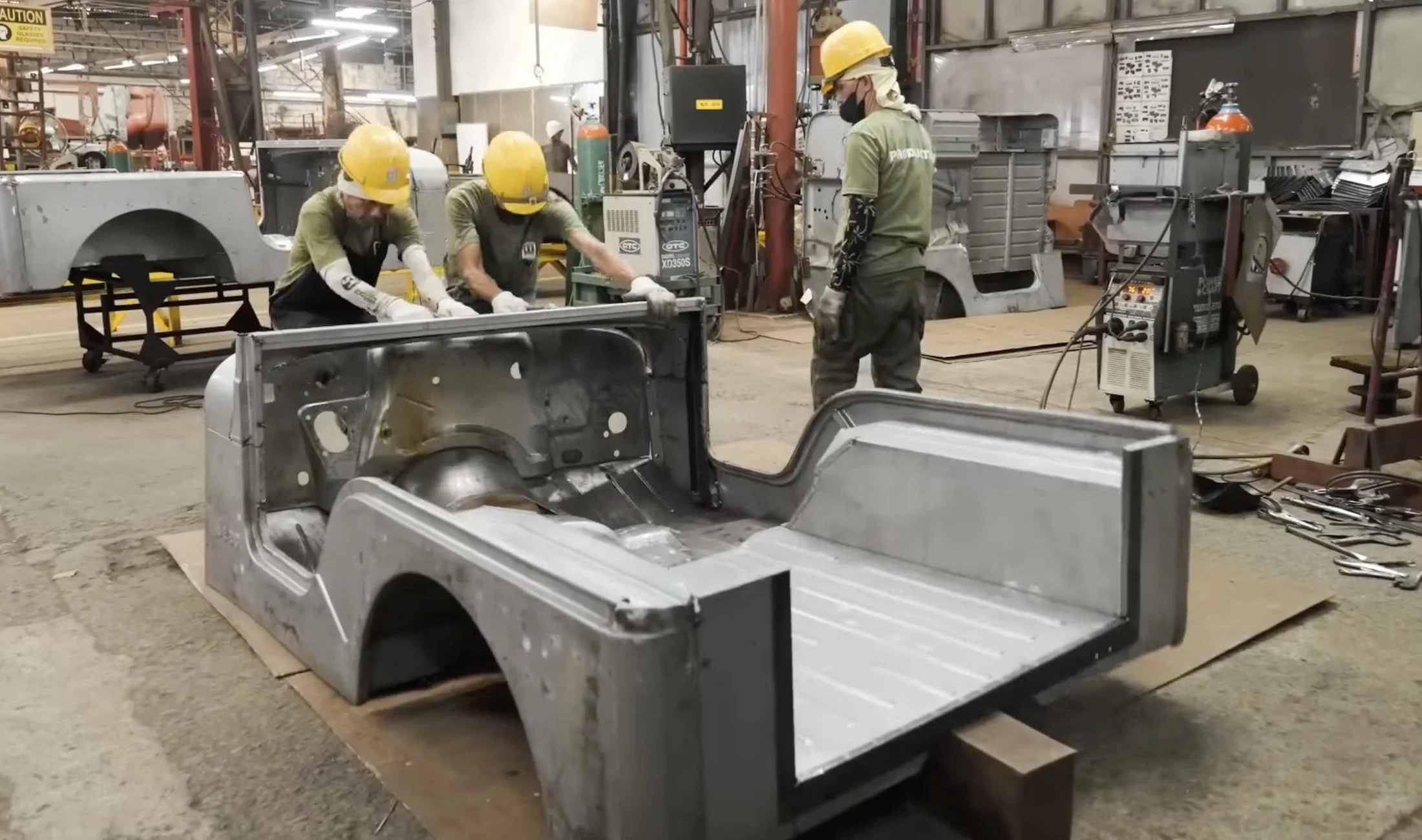 Jeep workers who have repetitive stress every day at work