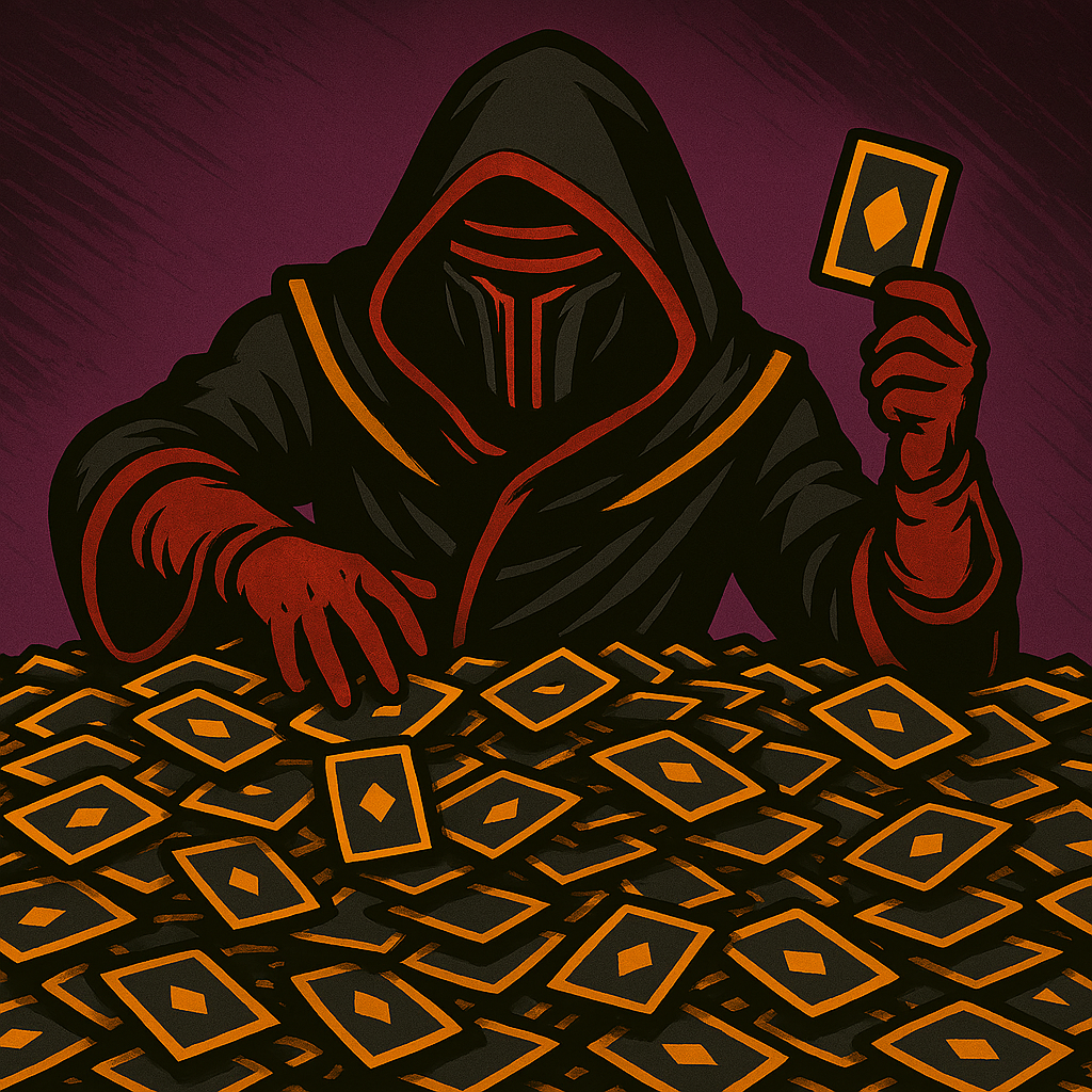 100 Count Card Sleeves - Cemetary Caretaker