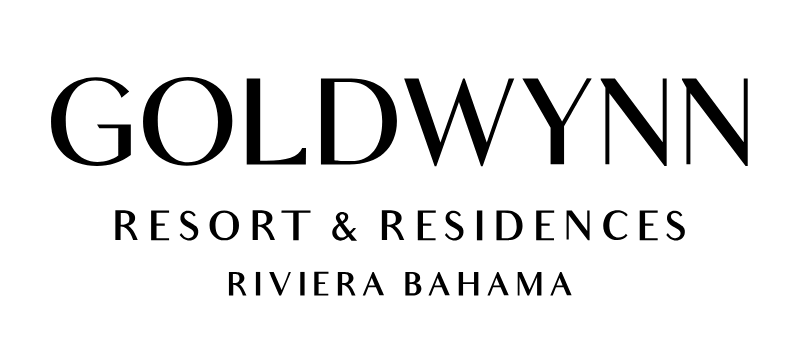 GOLDWYN RESORT & RESIDENCES RIVIERA BAHAMA logo in black text on white background.
