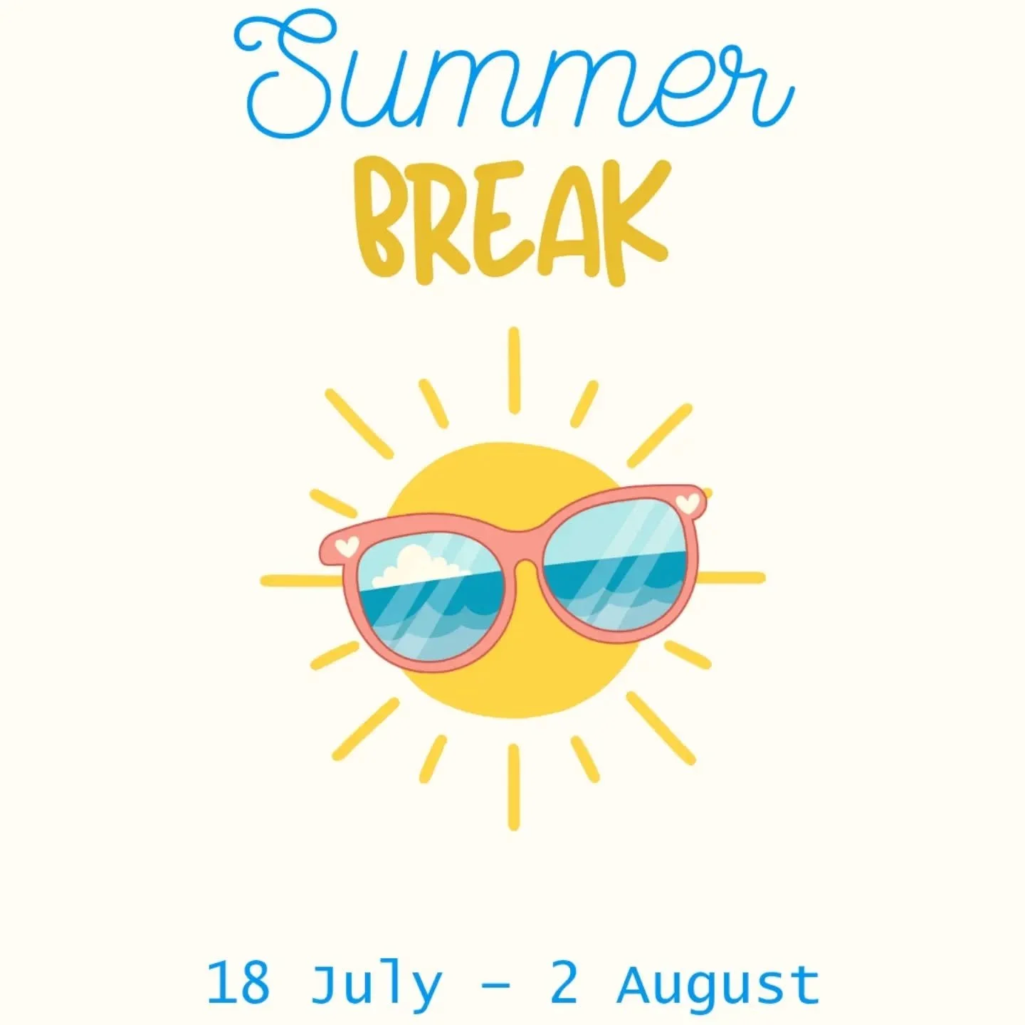 I'll be taking a little break from tomorrow until the 2nd of August to recharge and be ready for lots of creative adventures from September! I may take a little bit longer than usual to reply to any enquiries.