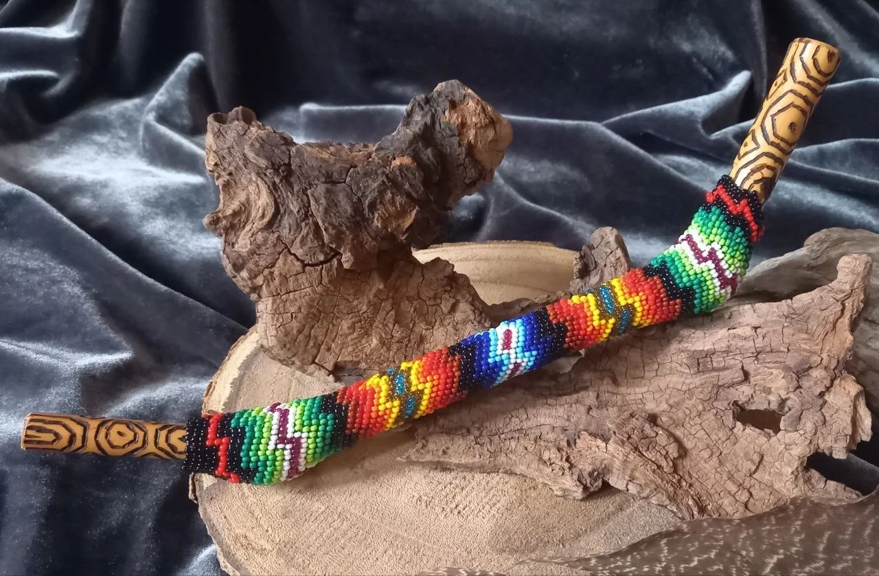 Handmade TEPI from the Jungel of Brazil, rainbow