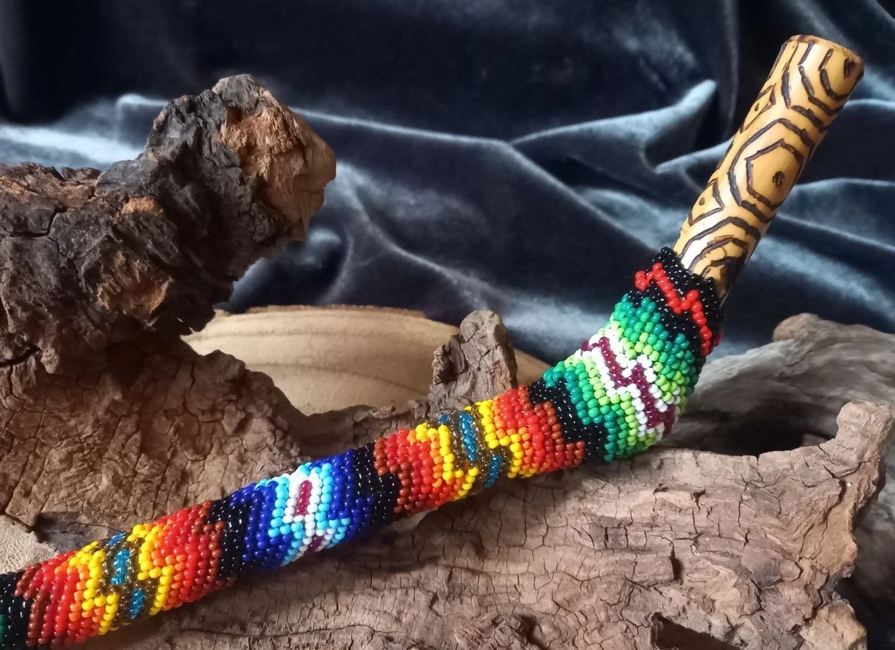 Handmade TEPI from the Jungel of Brazil, rainbow
