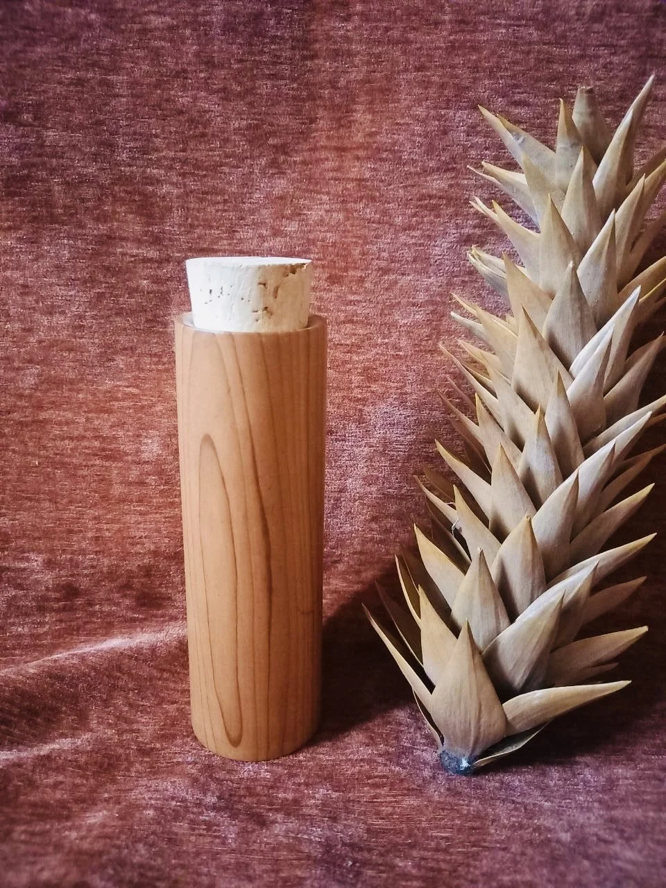 Wooden Rapéh Container