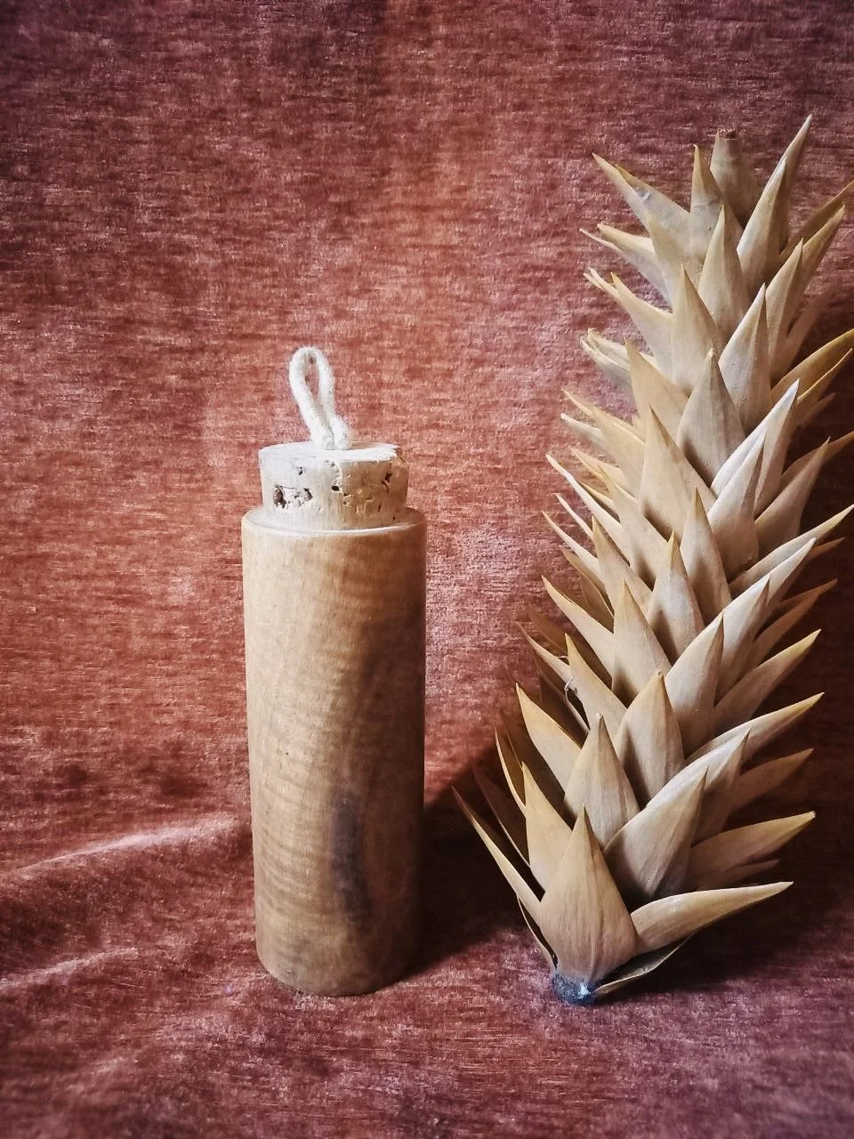 Wooden Rapéh Container