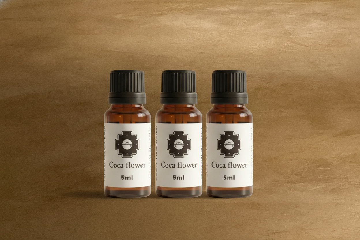 Set Coca Flower Essential Oil, 3x5 ml