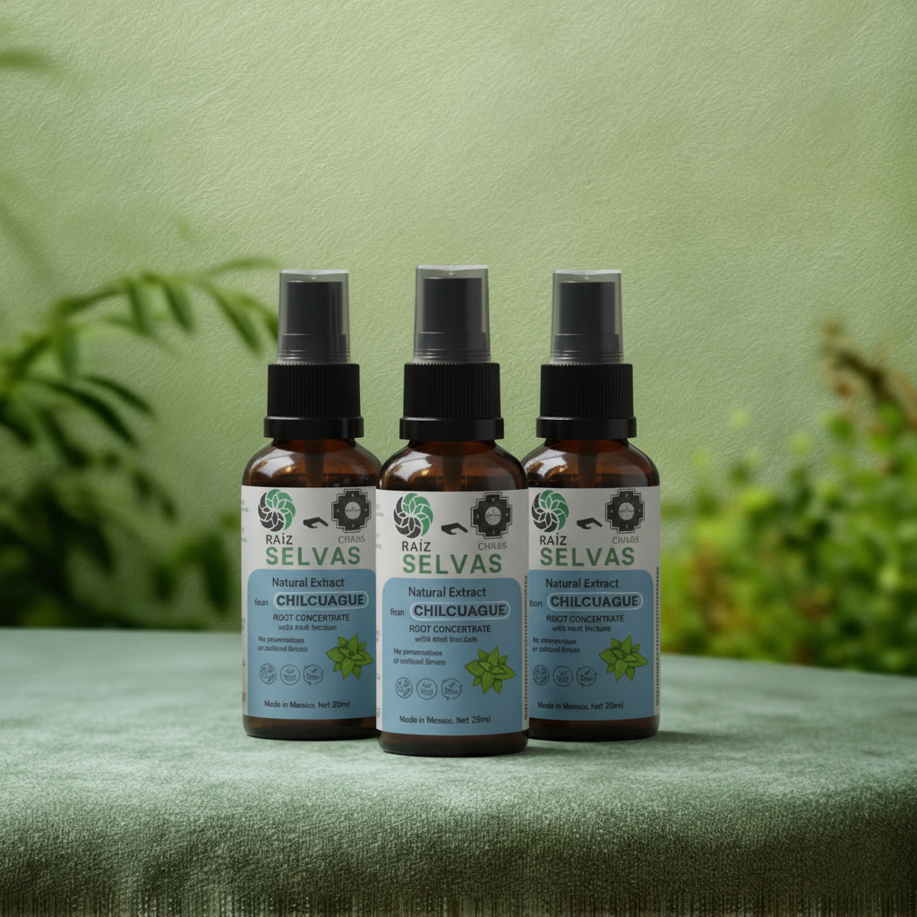 Set of Chilcuague & Mint Tincture, 3x 20 ml