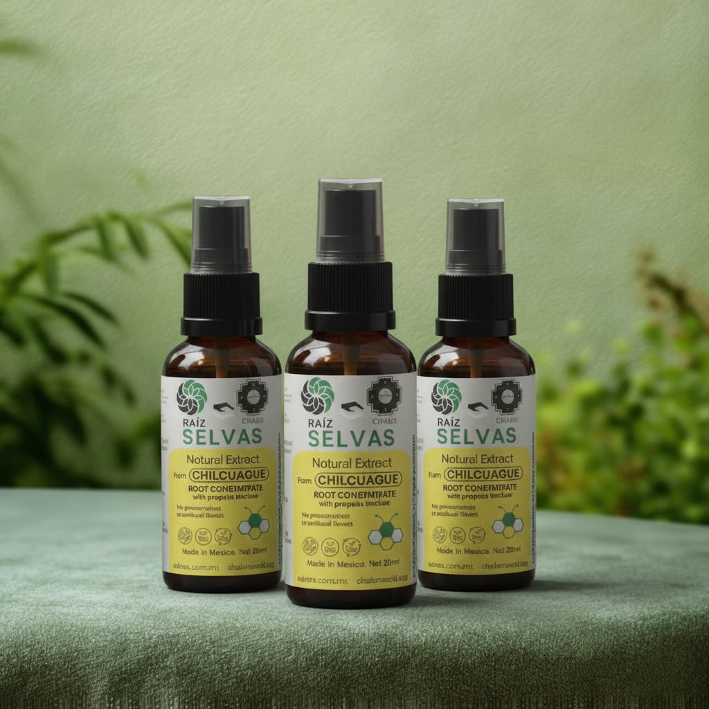 Set of Chilcuague & Propolis Tincture, 3x 20 ml