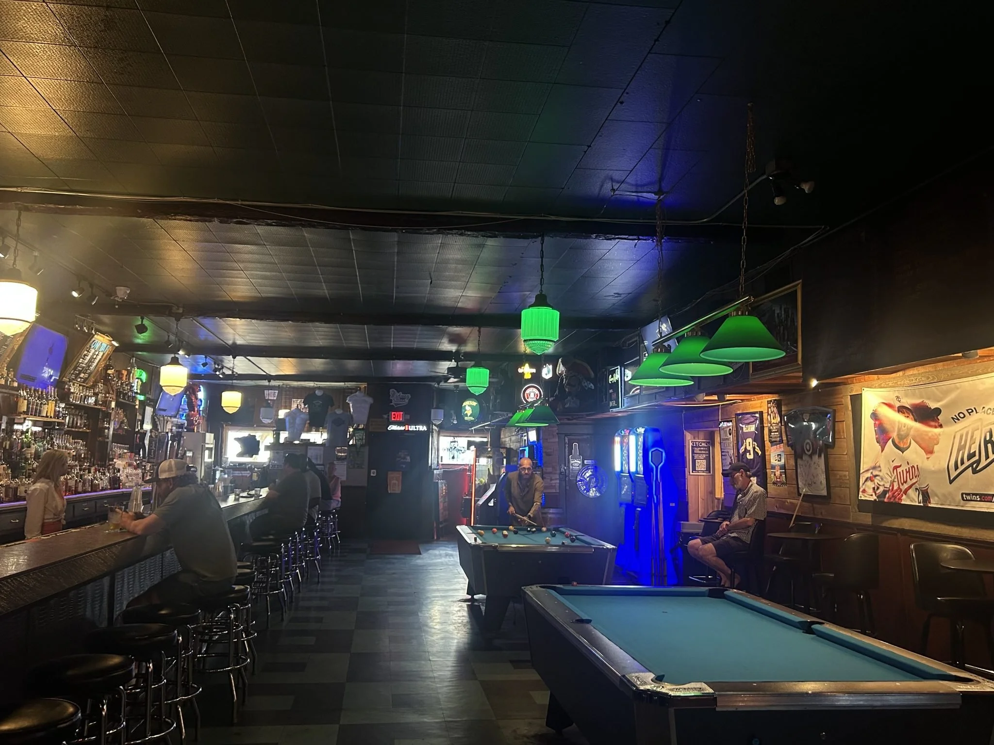 Interior photograph of the Midway Saloon