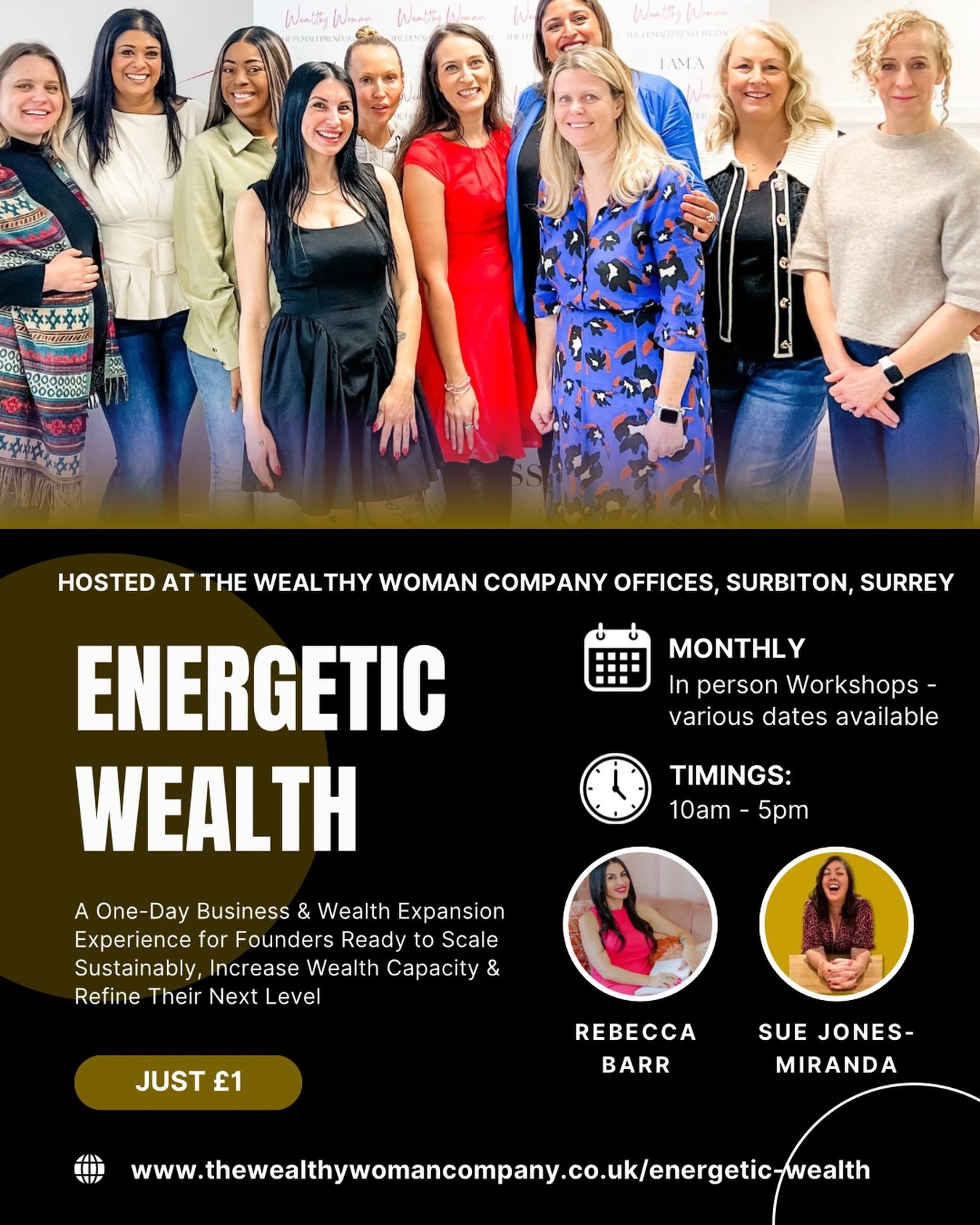 ✨ We are SO excited to welcome you next Monday for the Energetic Wealth Experience! ✨

Joining us is the incredible @suejmiranda_playbookrevolution , Human Design Expert, Gene Keys Guide and Intuitive Business Mentor, who will be sharing powerful ins