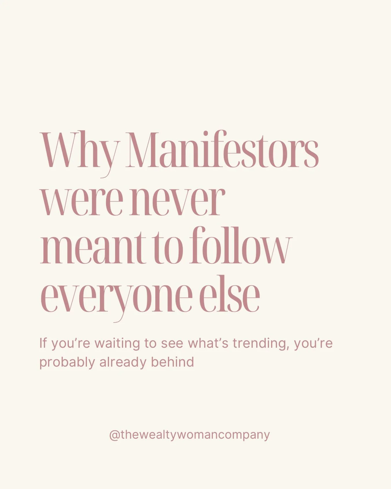 Manifestors often feel most energised when they&rsquo;re creating something new rather than copying what&rsquo;s already working for someone else.

That can feel uncomfortable in a world full of &ldquo;10-step formulas&rdquo; and &ldquo;copy my launc
