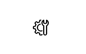 An abstract black and white geometric face illustration with lines and shapes.