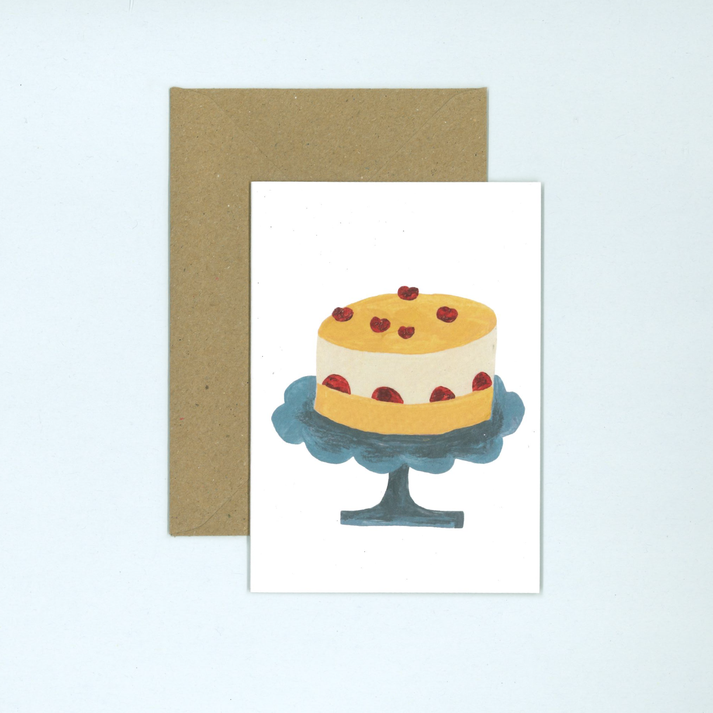 Cake greeting card