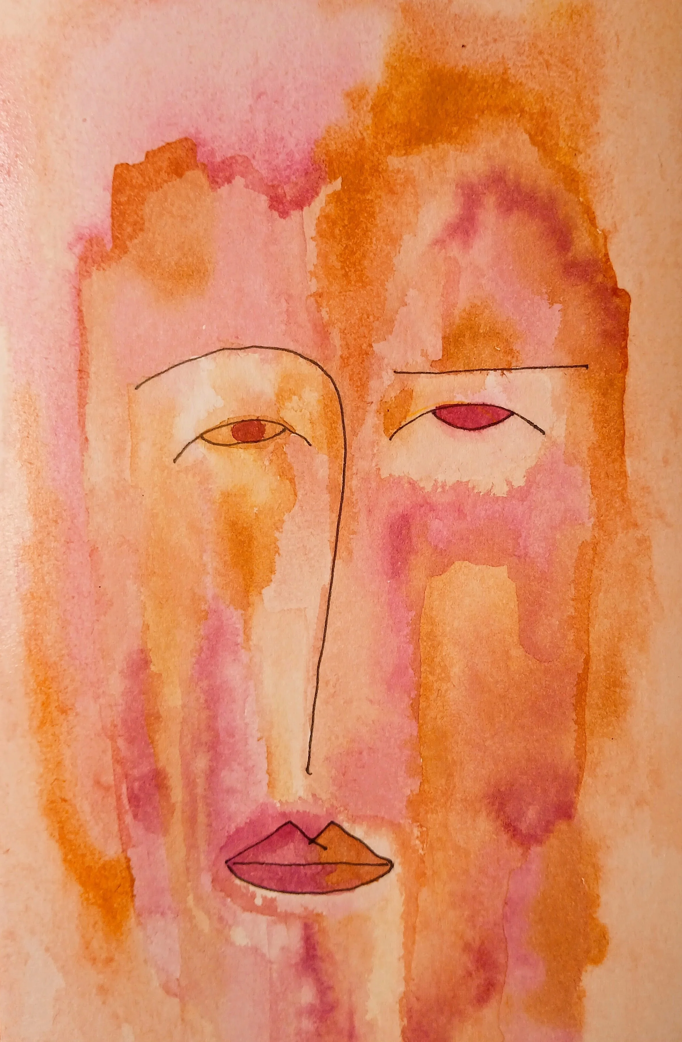 Abstract Magenta